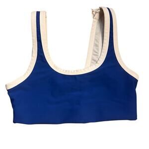 The Upside Lazuli Blue Harley Sports Bra Top nSize Small